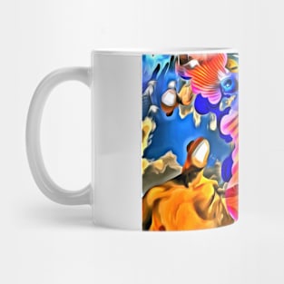 Burning eye of God Mug